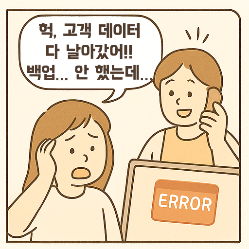 케어타임 만화 2컷